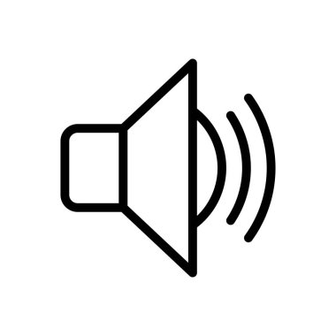 Web sitesi tasarımı ve masaüstü zarfları için ses simgesi, geliştirme. premium paket.