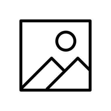 Web sitesi tasarımı ve masaüstü zarfları için fotoğraf simgesi, geliştirme. premium paket.