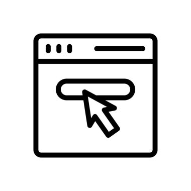 Web sitesi tasarımı ve masaüstü zarfları için web sayfası simgesi, geliştirme. premium paket.