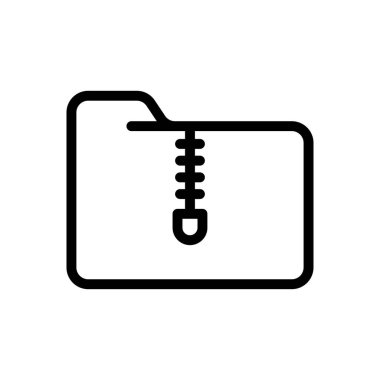 zip Simgesi web sitesi tasarımı ve masaüstü zarfları için, geliştirme. premium paket.