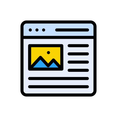 Web sitesi tasarımı ve masaüstü zarfları için tarayıcı simgesi, geliştirme. premium paket.