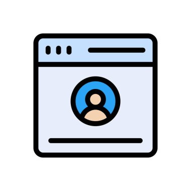 Web sitesi tasarımı ve masaüstü zarfları için tarayıcı simgesi, geliştirme. premium paket.