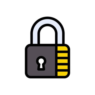 Web sitesi tasarımı ve masaüstü zarfları için simgeyi kilitle, geliştirme. premium paket.