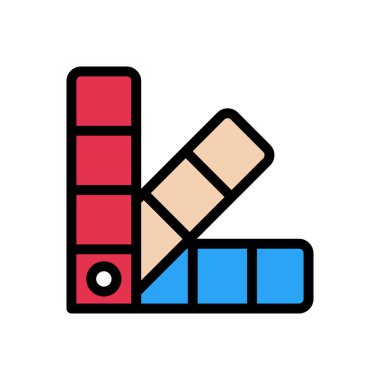 Web sitesi tasarımı ve masaüstü zarfları için renk simgesi, geliştirme. premium paket.