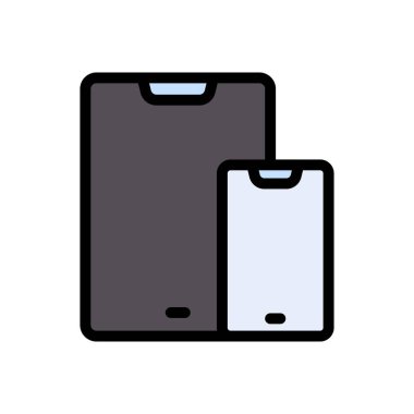 mobil simge web sitesi tasarımı ve masaüstü zarfları için, geliştirme. premium paket.