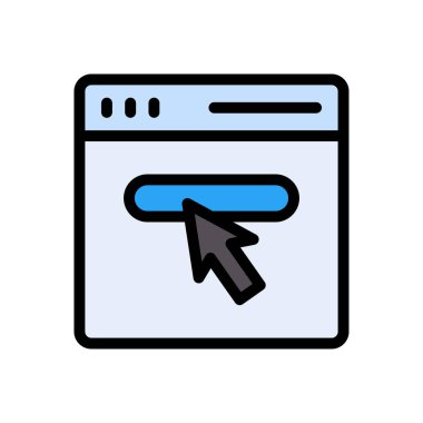 Web sitesi tasarımı ve masaüstü zarfları için web sayfası simgesi, geliştirme. premium paket.