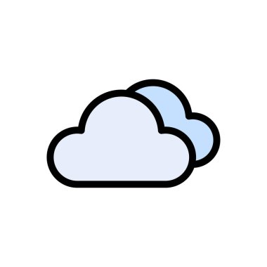 Web sitesi tasarımı ve masaüstü zarfları için bulut simgesi, geliştirme. premium paket.