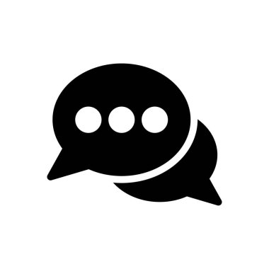 Web sitesi tasarımı ve masaüstü zarfları için sohbet simgesi, geliştirme. premium paket.