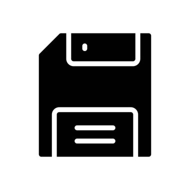 Web sitesi tasarımı ve masaüstü zarfları için disket simgesi, geliştirme. premium paket.