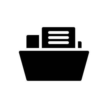 Web sitesi tasarımı ve masaüstü zarfları için arşiv simgesi, geliştirme. premium paket.