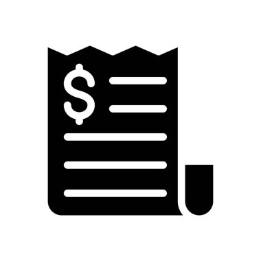 Web sitesi tasarımı ve masaüstü zarfları için fatura Simgesi, geliştirme. premium paket.