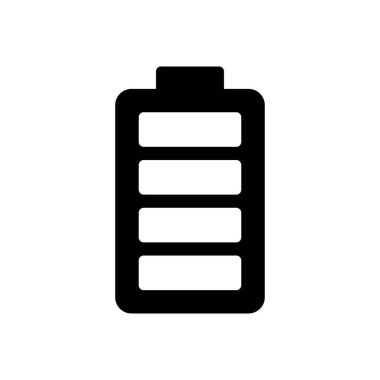 Web sitesi tasarımı ve masaüstü zarfları için pil simgesi, geliştirme. premium paket.