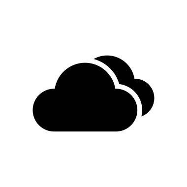 Web sitesi tasarımı ve masaüstü zarfları için bulut simgesi, geliştirme. premium paket.