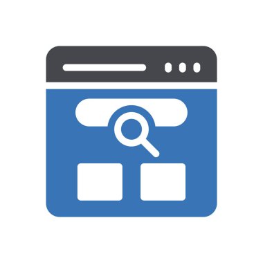 Web sitesi tasarımı ve masaüstü zarfları için tarayıcı simgesi, geliştirme. premium paket.