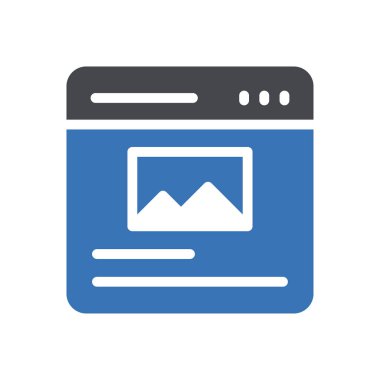 Web sitesi tasarımı ve masaüstü zarfları için web sayfası simgesi, geliştirme. premium paket.