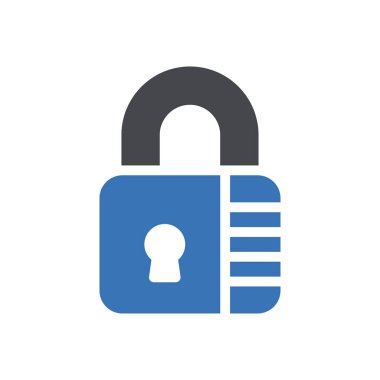 Web sitesi tasarımı ve masaüstü zarfları için simgeyi kilitle, geliştirme. premium paket.