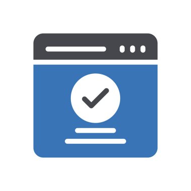 Web sitesi tasarımı ve masaüstü zarfları için web sayfası simgesi, geliştirme. premium paket.