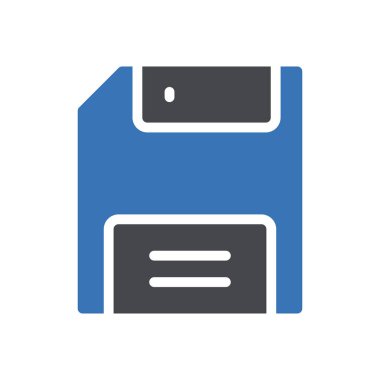 Web sitesi tasarımı ve masaüstü zarfları için disket simgesi, geliştirme. premium paket.