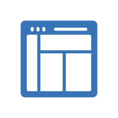 Web sitesi tasarımı ve masaüstü zarfları için web sayfası simgesi, geliştirme. premium paket.