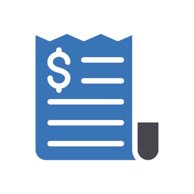 Web sitesi tasarımı ve masaüstü zarfları için fatura Simgesi, geliştirme. premium paket.