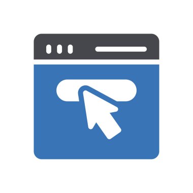 Web sitesi tasarımı ve masaüstü zarfları için web sayfası simgesi, geliştirme. premium paket.