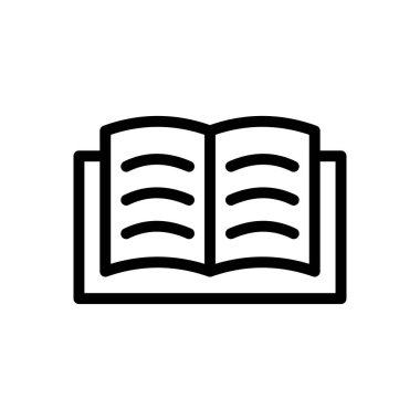 Web sitesi tasarımı ve masaüstü zarfları için kitap simgesi, geliştirme. premium paket.