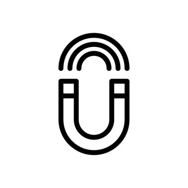 Web sitesi tasarımı ve masaüstü zarfları için mıknatıs simgesi, geliştirme. premium paket.