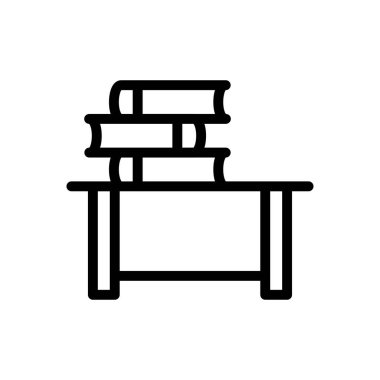 Web sitesi tasarımı ve masaüstü zarfları için masa simgesi, geliştirme. premium paket.