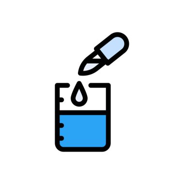 Web sitesi tasarımı ve masaüstü zarfları için laboratuvar simgesi, geliştirme. premium paket.