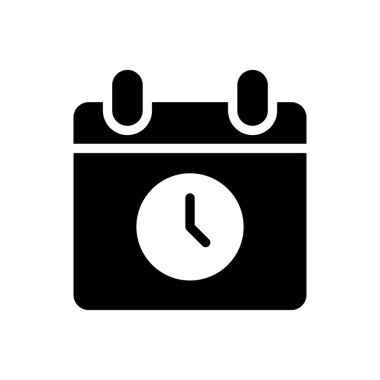 Web sitesi tasarımı ve masaüstü zarfları için takvim simgesi, geliştirme. premium paket.