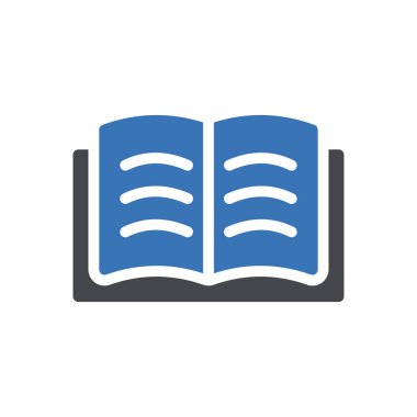 Web sitesi tasarımı ve masaüstü zarfları için kitap simgesi, geliştirme. premium paket.