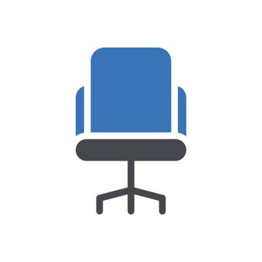 Web sitesi tasarımı ve masaüstü zarfları için sandalye simgesi, geliştirme. premium paket.