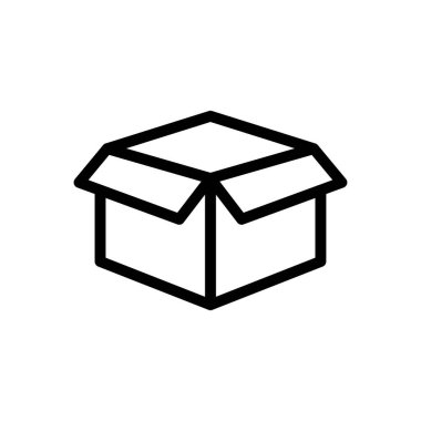 Web sitesi tasarımı ve masaüstü zarfları için kutu simgesi, geliştirme. premium paket.