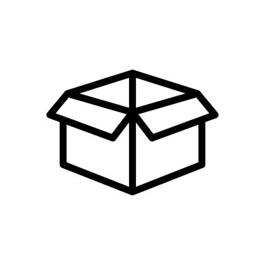 Web sitesi tasarımı ve masaüstü zarfları için kutu simgesi, geliştirme. premium paket.