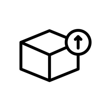 Web sitesi tasarımı ve masaüstü zarfları için kutu simgesi, geliştirme. premium paket.