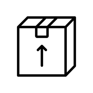 Web sitesi tasarımı ve masaüstü zarfları için kutu simgesi, geliştirme. premium paket.