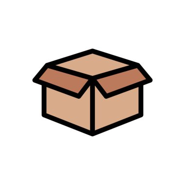 Web sitesi tasarımı ve masaüstü zarfları için kutu simgesi, geliştirme. premium paket.