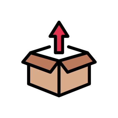 Web sitesi tasarımı ve masaüstü zarfları için kutu simgesi, geliştirme. premium paket.