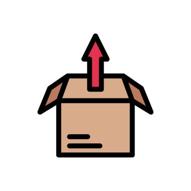 Web sitesi tasarımı ve masaüstü zarfları için kutu simgesi, geliştirme. premium paket.