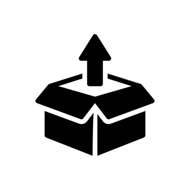 Web sitesi tasarımı ve masaüstü zarfları için paket simgesi, geliştirme. premium paket.