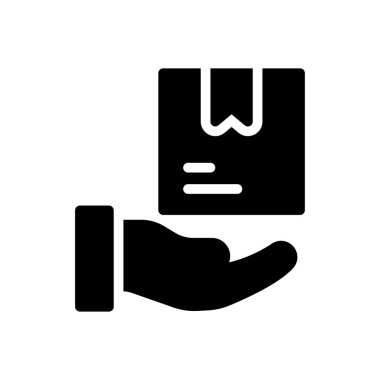 Web sitesi tasarımı ve masaüstü zarfları için kutu simgesi, geliştirme. premium paket.