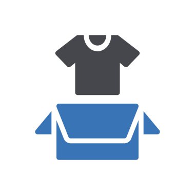 Web sitesi tasarımı ve masaüstü zarfları için paket simgesi, geliştirme. premium paket.