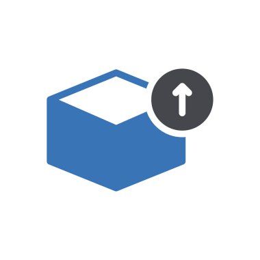 Web sitesi tasarımı ve masaüstü zarfları için paket simgesi, geliştirme. premium paket.