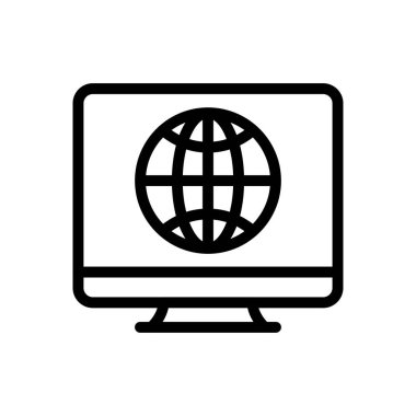 Web sitesi tasarımı ve masaüstü zarfları için genel simge, geliştirme. premium paket.