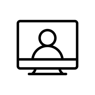 Web sitesi tasarımı ve masaüstü zarfları için ekran simgesi, geliştirme. premium paket.