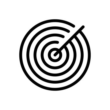 Web sitesi tasarımı ve masaüstü zarfları için radar simgesi, geliştirme. premium paket.