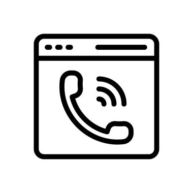 Web sitesi tasarımı ve masaüstü zarfları için telefon simgesi, geliştirme. premium paket.