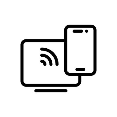 mobil simge web sitesi tasarımı ve masaüstü zarfları için, geliştirme. premium paket.