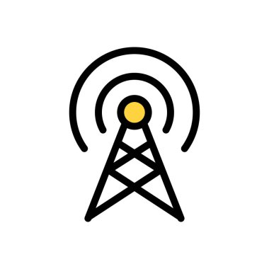 Web sitesi tasarımı ve masaüstü zarfları için kule simgesi, geliştirme. premium paket.