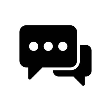 Web sitesi tasarımı ve masaüstü zarfları için sohbet simgesi, geliştirme. premium paket.